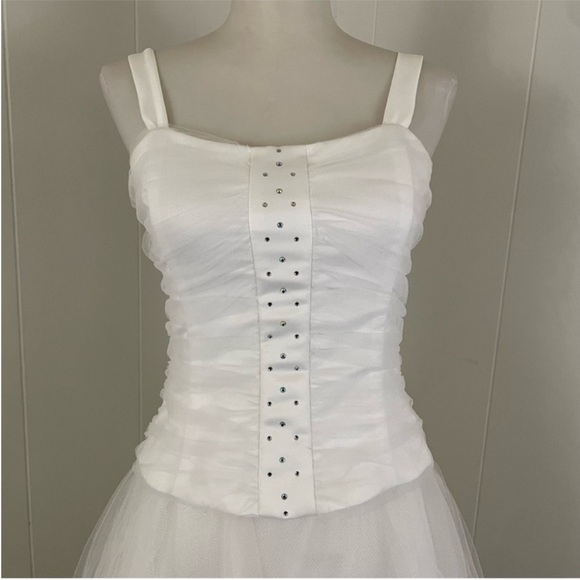 Vintage Gunne Sax Wedding Dress Women’s 2 Bridal Jessica McClintock Tulle A-Line - Picture 2 of 15